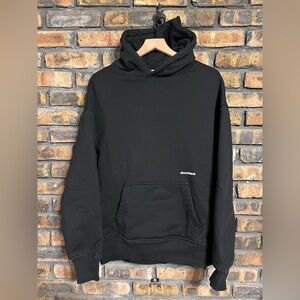 About:Blank Box Hoodie Men’s Size Large Black White Lifestyle Everyday
